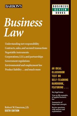 Business Law (Barron's Business Review) Cover Image