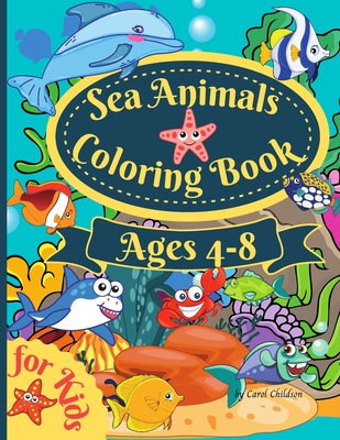 Ocean Animal Coloring Book for Kids: Jumbo Coloring Books for
