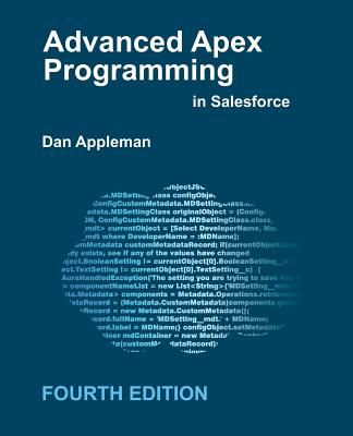 Advanced Apex Programming in Salesforce By Dan Appleman Cover Image