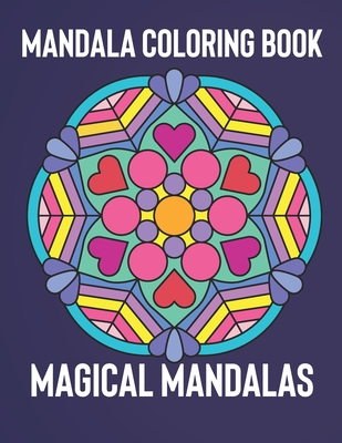Coloring Book for Adults Relaxation Easy Mandala Animal (Paperback)