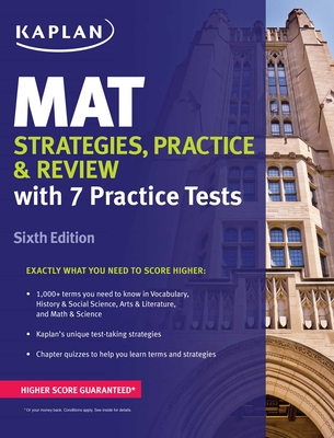 MAT Strategies, Practice & Review (Kaplan Test Prep) Cover Image