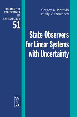 State Observers for Linear Systems with Uncertainty (de Gruyter ...