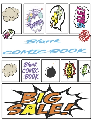  Blank Comic Book For Kids : Create Your Own Comics