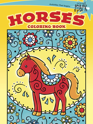 Spark Horses Coloring Book By Noelle Dahlen Cover Image