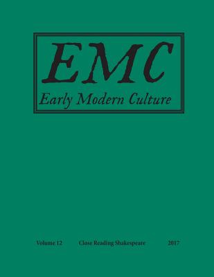 Early Modern Culture:: Vol. 12 Cover Image