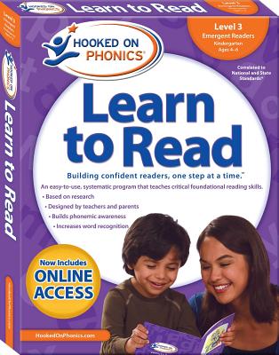 Hooked on Phonics Learn to Read - Level 3: Emergent Readers (Kindergarten | Ages 4-6) By Hooked on Phonics (Producer) Cover Image