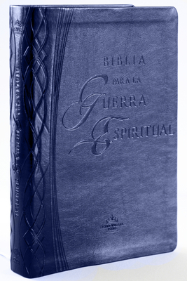 RVR 1960 Biblia para la guerra espiritual  azul con índice / Spiritual Warfare B ible, Blue Imitation Leather with Index Cover Image