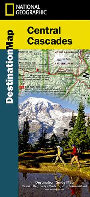 Central Cascades Map (National Geographic Destination Map)