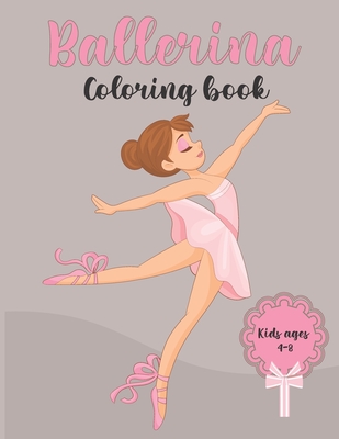 Ballerina Coloring Book, Ballet Coloring Books for Adults