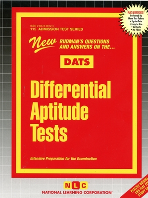 Differential Aptitude Tests (DATS) (Admission Test Series #112) By National Learning Corporation Cover Image