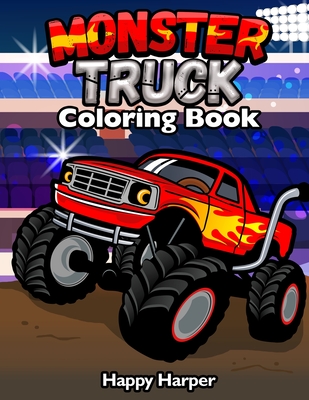 Monster Truck Coloring Book for Kids Children and Adults 50 Pages