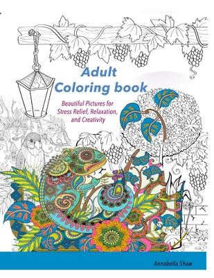  Stress Relieving Adult Coloring Book & Pencils - Zen