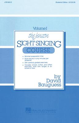 The Jenson Sight Singing Course (Vol. I) By David Bauguess (Composer) Cover Image