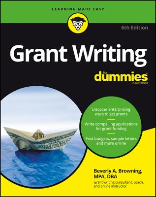 Grant Writing for Dummies By Beverly A. Browning Cover Image