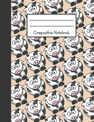 Composition Notebook: Large Cow Notebook to Write in 120 Page (8.5 X 11) Cover Image