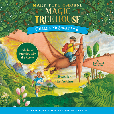 Magic Tree House Collection: Books 1-8: Dinosaurs Before Dark, The Knight at Dawn, Mummies in the Morning, Pirates Past Noon, Night of the Ninjas, Afternoon on the Amazon, and more! (Magic Tree House (R)) cover