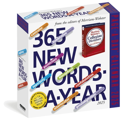365 New Words-A-Year Page-A-Day Calendar 2025: From the Editors of Merriam-Webster By Merriam-Webster, Workman Calendars Cover Image