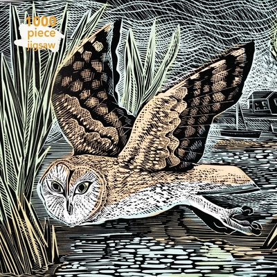 Adult Jigsaw Puzzle Angela Harding: Marsh Owl: 1000-piece Jigsaw Puzzles By Flame Tree Studio (Created by) Cover Image
