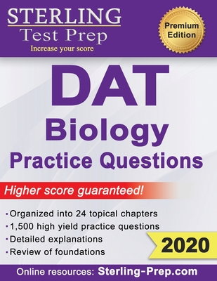 Sterling Test Prep DAT Biology Practice Questions: High Yield DAT Biology Questions Cover Image