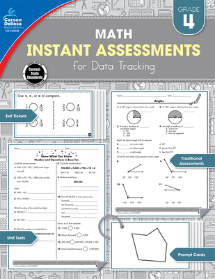 Instant Assessments for Data Tracking, Grade 4: Math Cover Image