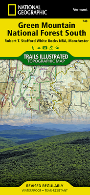 Green Mountain National Forest South Map [Robert T. Stafford White Rocks National Recreation Area, Manchester] (National Geographic Trails Illustrated Map #748)