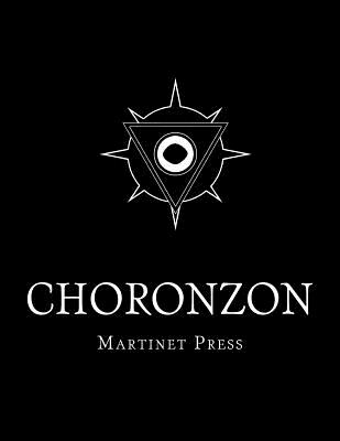 Choronzon I By Martinet Press Cover Image