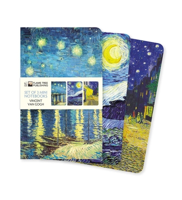 Vincent van Gogh Set of 3 Mini Notebooks (Mini Notebook Collections) By Flame Tree Studio (Created by) Cover Image