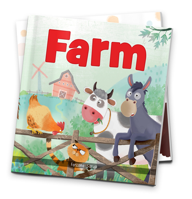 Farm: Illustrated Book On Farm Animals Cover Image