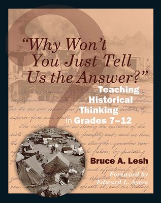 Cover for "Why Won't You Just Tell Us the Answer?"
