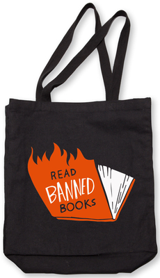 Banned Books (Flames) Tote (Lovelit)