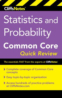 CliffsNotes Statistics and Probability Common Core Quick Review Cover Image