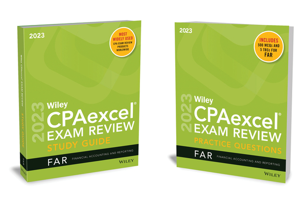 Wiley's CPA 2023 Study Guide + Question Pack: Financial Accounting and Reporting Cover Image