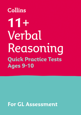 Letts 11+ Success – 11+ Verbal Reasoning Quick Practice Tests Age 9-10 for the GL Assessment tests By Collins UK Cover Image
