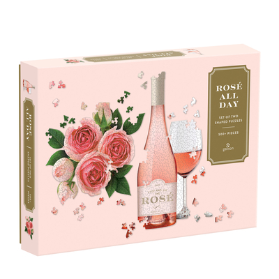 Rose All Day 2-In-1 Shaped Puzzle Set By Galison (Created by) Cover Image