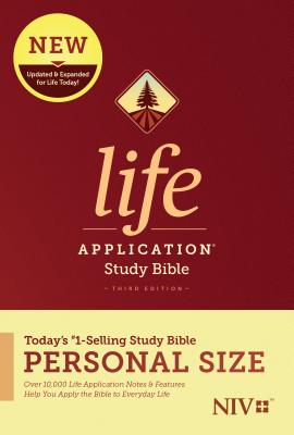 NIV Life Application Study Bible, Third Edition, Personal Size (Softcover) Cover Image