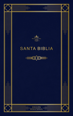 RVR 1960 Biblia edición ministerial, azul oscuro, tapa rústica Cover Image