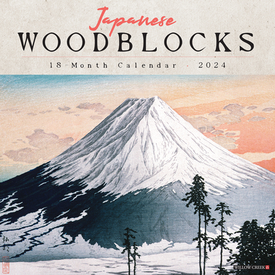 Japanese Woodblocks 2024 12 X 12 Wall Calendar Cover Image
