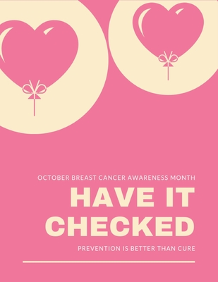 October Breast Cancer Awareness Month Have It Checked: Patients Appointment Logbook, Track and Record Clients/Patients Attendance Bookings, Gifts for By Thefeel Publishing Cover Image