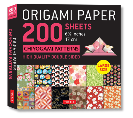 Origami Paper 200 Sheets Chiyogami Patterns 6 3/4 (17cm): Tuttle Origami Paper: Double-Sided Origami Sheets with 12 Different Patterns (Instructions f By Tuttle Publishing (Editor) Cover Image