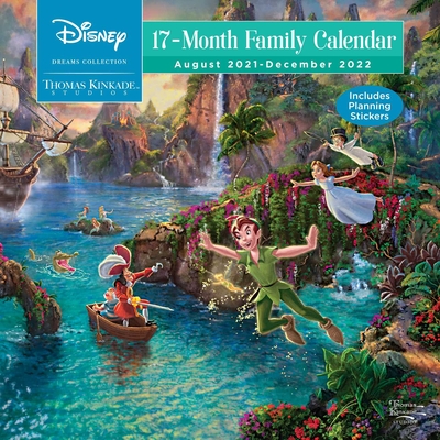 Disney Dreams Collection by Thomas Kinkade Studios: 17-Month 2021–2022 Family Wa