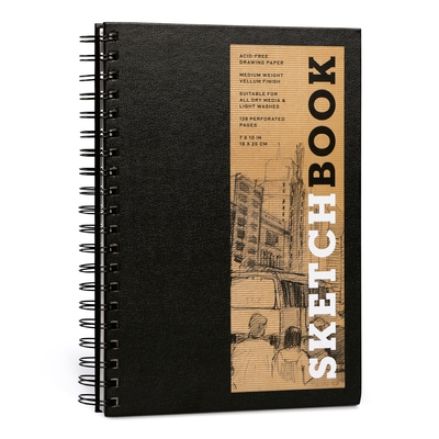 Sketchbook (Basic Medium Spiral Black) By Union Square & Co Cover Image