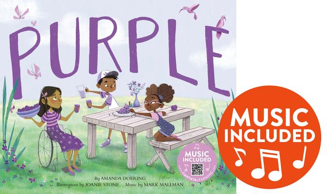 Purple (Sing Your Colors!) By Amanda Doering, Joanie Stone (Illustrator), Mark Mallman (Producer) Cover Image