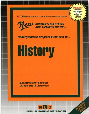 HISTORY: Passbooks Study Guide (Undergraduate Program Field Tests (UPFT)) Cover Image