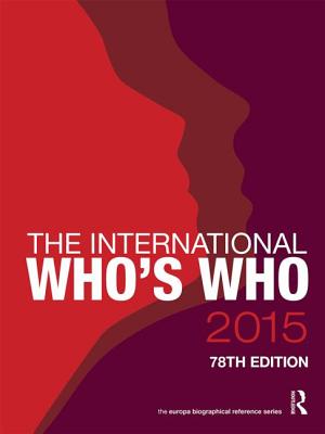 The International Who's Who 2015 Cover Image