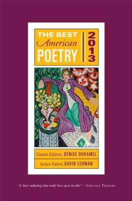 The Best American Poetry 2013 (The Best American Poetry series)