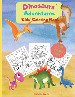 Dinosaur Coloring Books for Kids Ages 4-8: Art Activity Book for