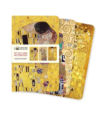 Gustav Klimt Set of 3 Mini Notebooks (Mini Notebook Collections)