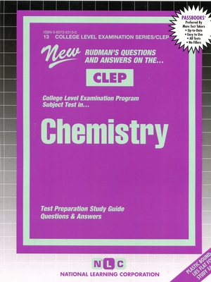 CHEMISTRY: Passbooks Study Guide (College Level Examination Series (CLEP)) By National Learning Corporation Cover Image