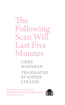 The Following Scan Will Last Five Minutes (Pavilion Poetry Lup)