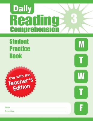 Daily Reading Comprehension, Grade 3 Student Edition Workbook Cover Image